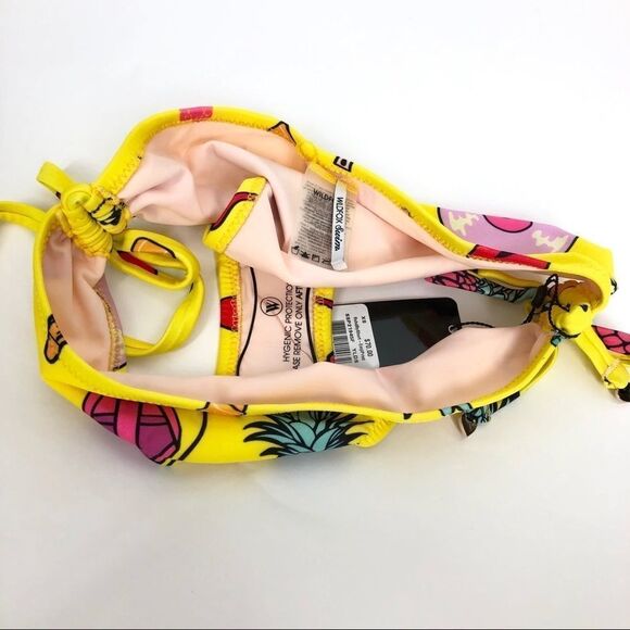 NWT Wildfox Swim Emoji Bikini Bottom CUTE Cherry LP Pineapple Perfume Heart - Picture 5 of 5
